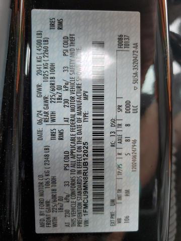 2024 FORD ESCAPE ST 1FMCU9MN8RUB12025