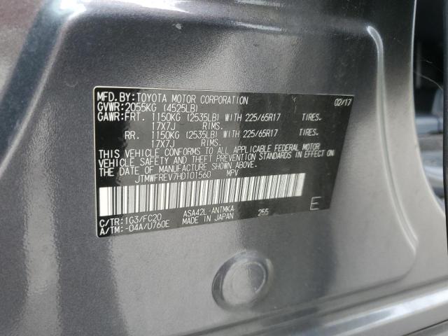 2017 TOYOTA RAV4 XLE JTMWFREV7HD101560