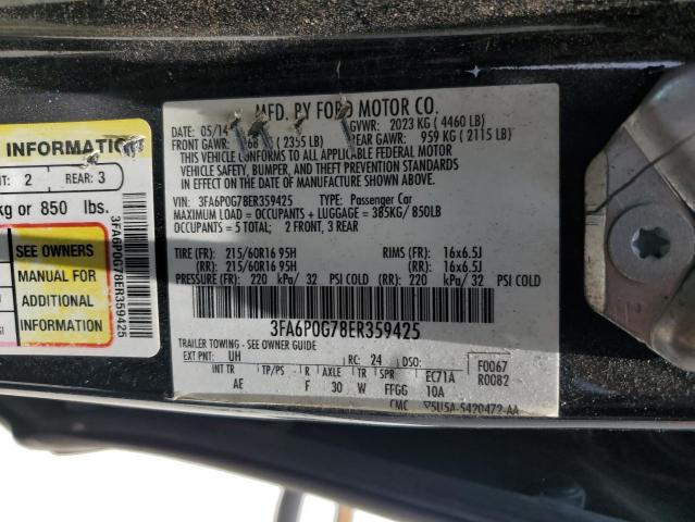 2023 FORD FUSION 3FA6P0G78ER359425