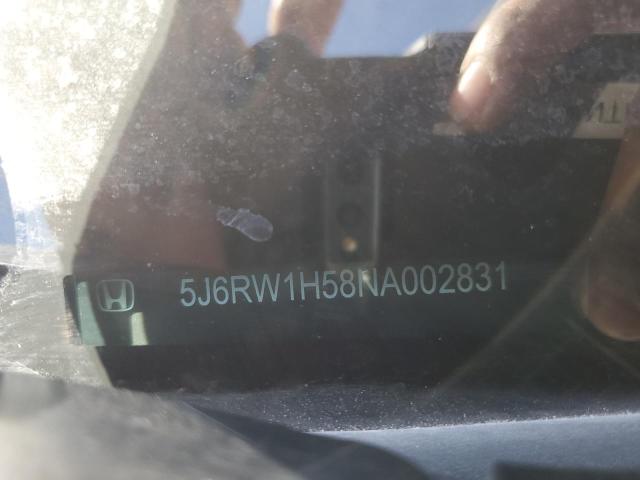 2022 HONDA CR-V EX 5J6RW1H58NA002831