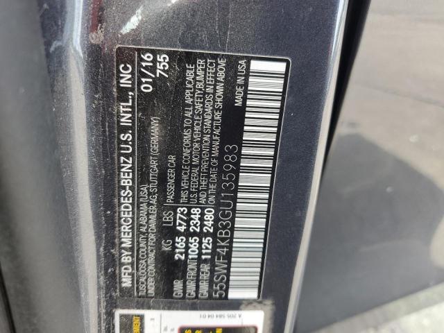 2016 MERCEDES-BENZ C 300 4MAT 55SWF4KB3GU135983