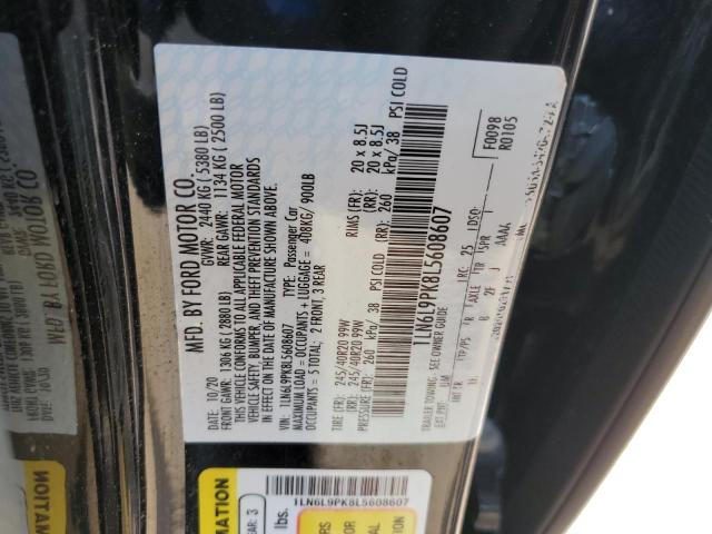 2020 LINCOLN CONTINENTA 1LN6L9PK8L5608607