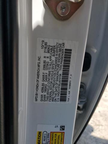 2020 HONDA ACCORD EXL - 1HGCV1F50LA010194