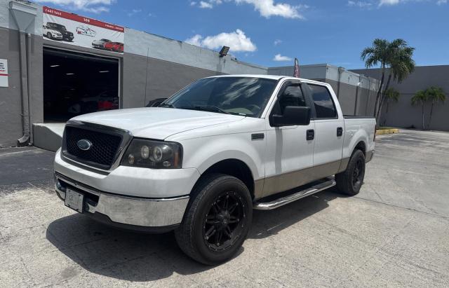 FORD F150 SUPER 2008 white crew pic gas 1FTPW12568FB43720 photo #3