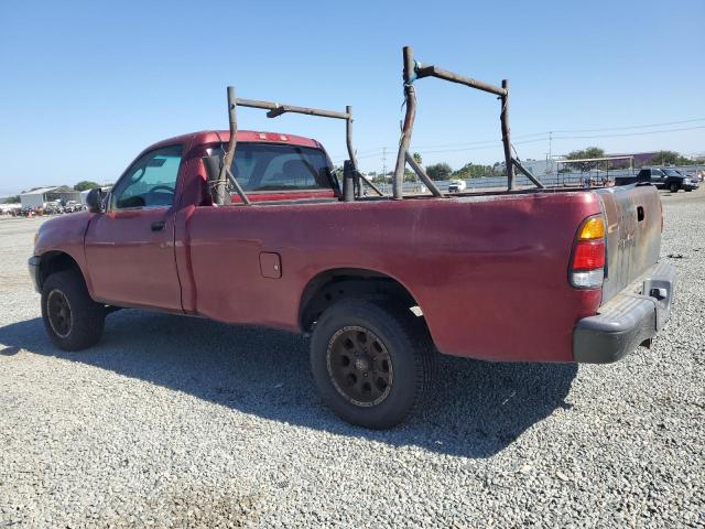 TOYOTA TUNDRA 2000 burgundy  gas 5TBJN3219YS079974 photo #3