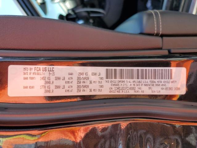 2015 DODGE DURANGO CI - 1C4RDJEG1FC145952