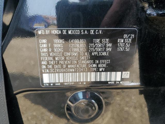 2021 HONDA HR-V LX 3CZRU6H38MM723413