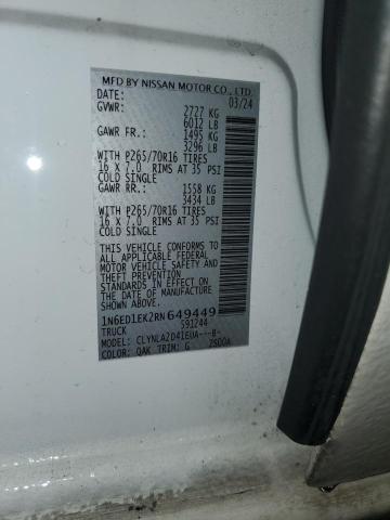 2024 NISSAN FRONTIER S 1N6ED1EK2RN649449
