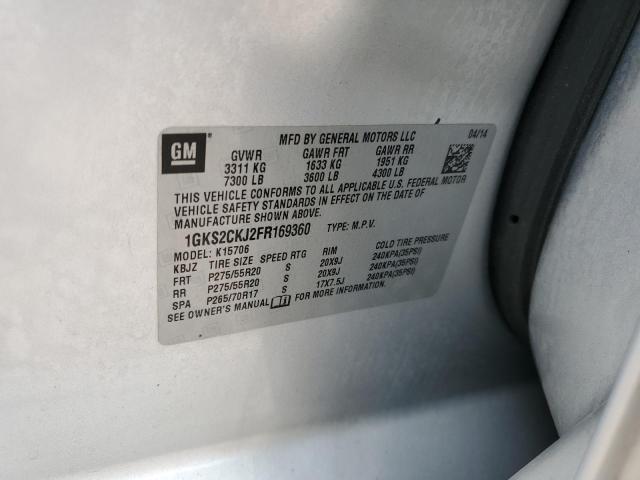 2015 GMC YUKON DENA 1GKS2CKJ2FR169360