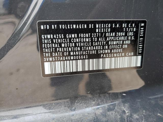 2019 VOLKSWAGEN GTI S 3VW5T7AU4KM005643