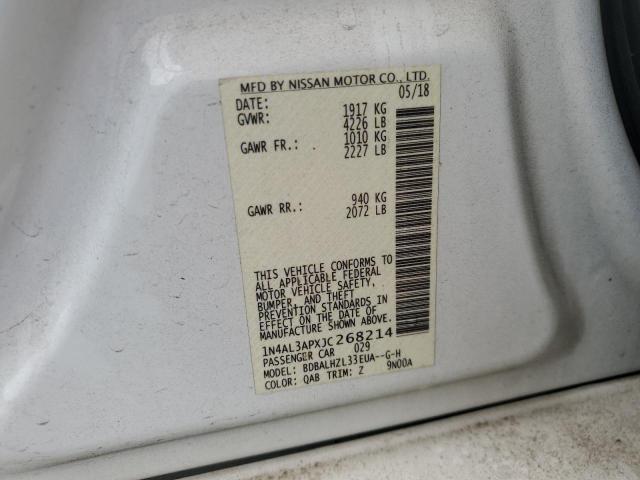 2018 NISSAN ALTIMA 2.5 - 1N4AL3APXJC268214