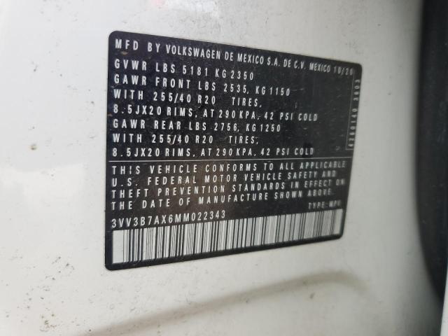 2021 VOLKSWAGEN TIGUAN SE 3VV3B7AX6MM022343