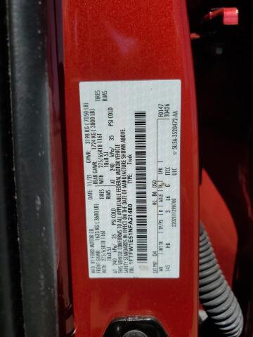 2022 FORD F150 SUPER - 1FTFW1E51NFA21480