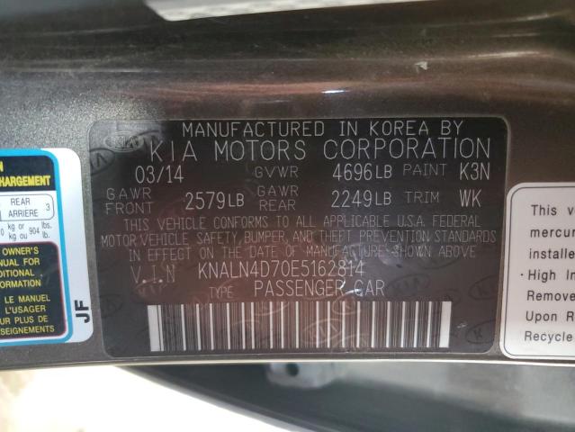 2014 KIA CADENZA PR #3297965810