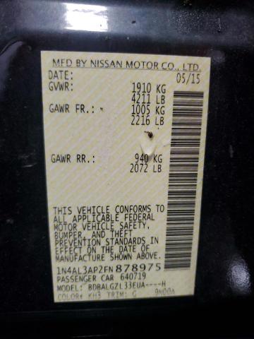 2015 NISSAN ALTIMA 2.5 - 1N4AL3AP2FN878975