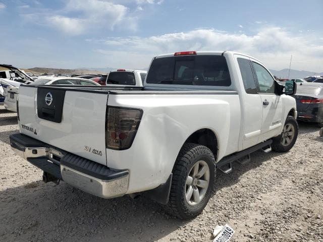 NISSAN TITAN 2011 white  gas 1N6AA0CC0BN306075 photo #4