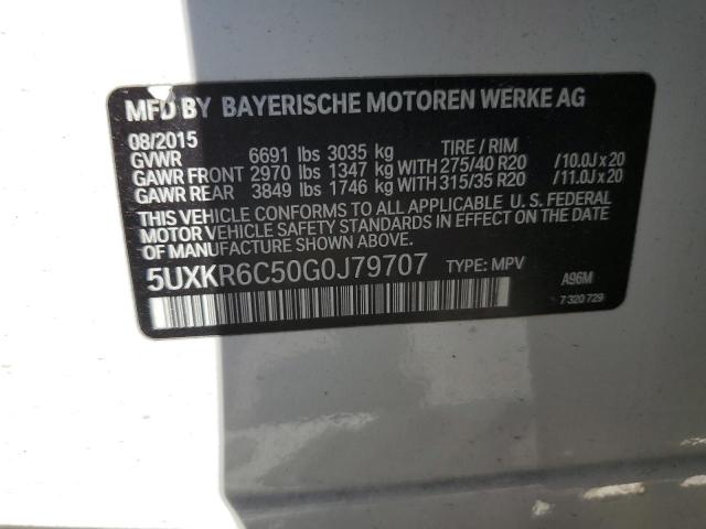 2016 BMW X5 XDRIVE5 5UXKR6C50G0J79707