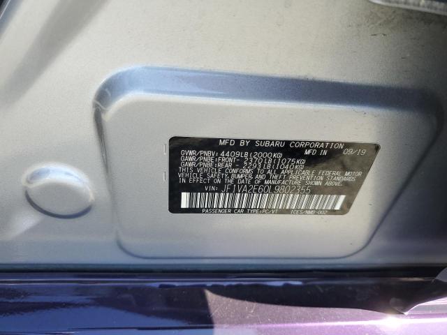 2020 SUBARU WRX STI JF1VA2E60L9802355