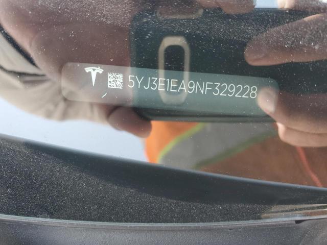 2022 TESLA MODEL 3 5YJ3E1EA9NF329228