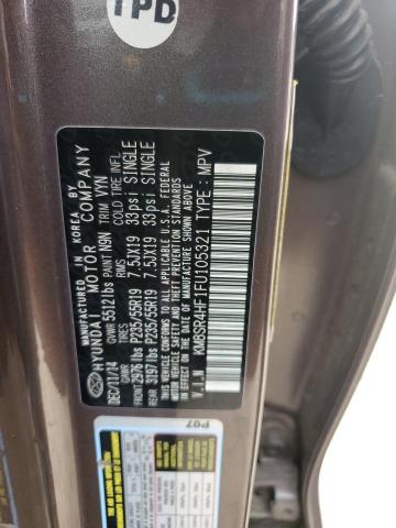 2015 HYUNDAI SANTA FE G KM8SR4HF1FU105321