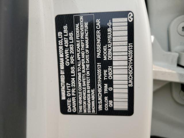 2017 INFINITI QX30 BASE SJKCH5CR1HA035131