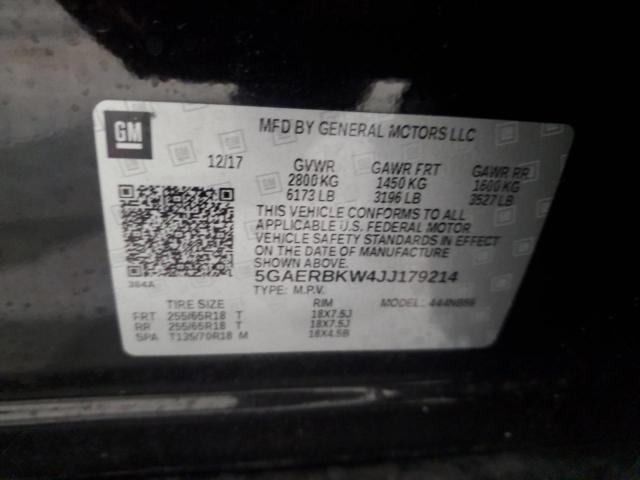 2018 BUICK ENCLAVE ES 5GAERBKW4JJ179214