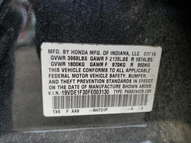 2015 ACURA ILX 20 19VDE1F30FE003130