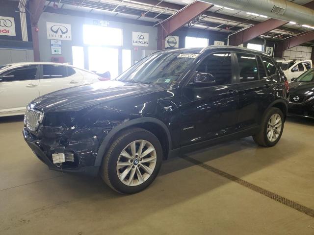 BMW X3 XDRIVE2 2017 black  gas 5UXWX9C34H0T19833 photo #1