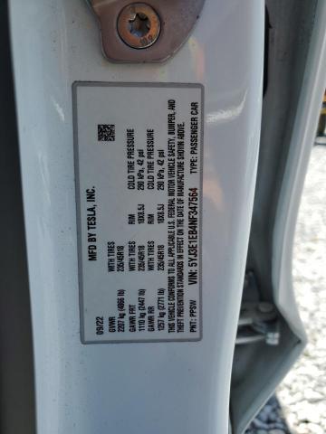 2022 TESLA MODEL 3 - 5YJ3E1EB4NF347564