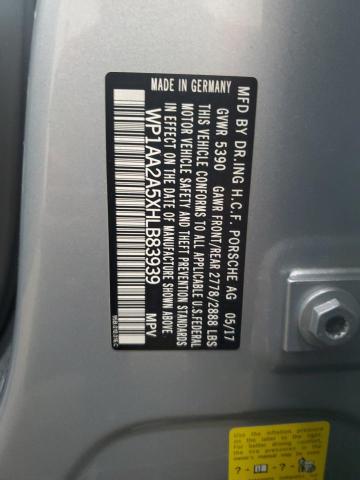 2017 PORSCHE MACAN - WP1AA2A5XHLB83939