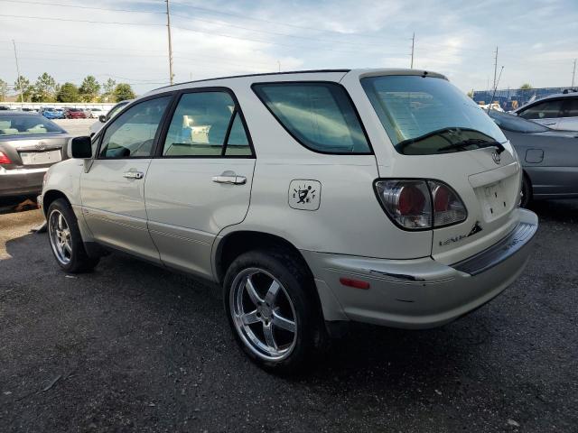 LEXUS RX 300 2001 white  gas JTJGF10U910090754 photo #3