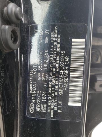 2015 HYUNDAI ACCENT GLS KMHCT4AE4FU924976