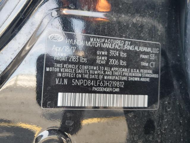 2018 HYUNDAI ELANTRA SE 5NPD84LF6JH219812