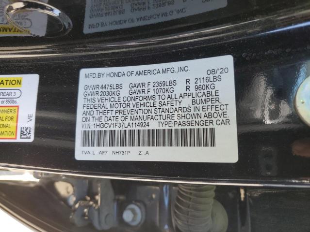 2020 HONDA ACCORD SPO 1HGCV1F37LA114924