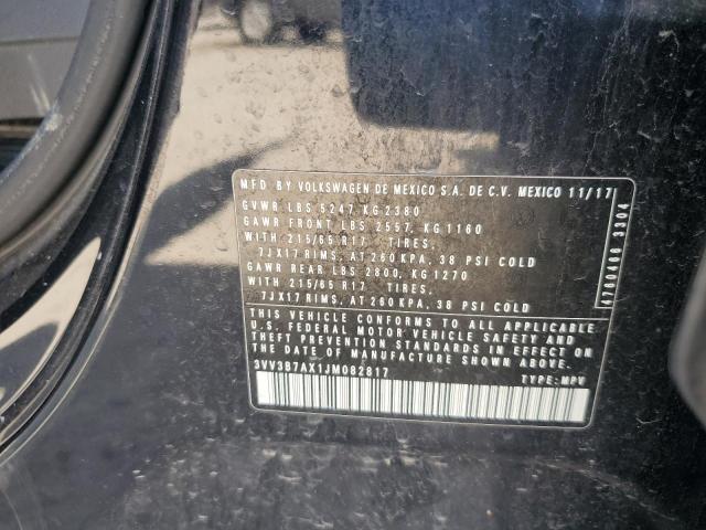 2018 VOLKSWAGEN TIGUAN SE - 3VV3B7AX1JM082817