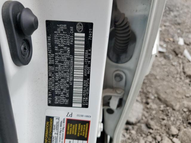 2017 TOYOTA CAMRY HYBR 4T1BD1FK0HU208407