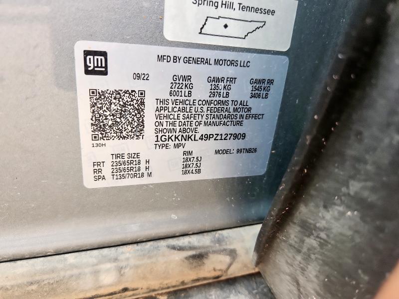 2023 GMC ACADIA SLE 1GKKNKL49PZ127909