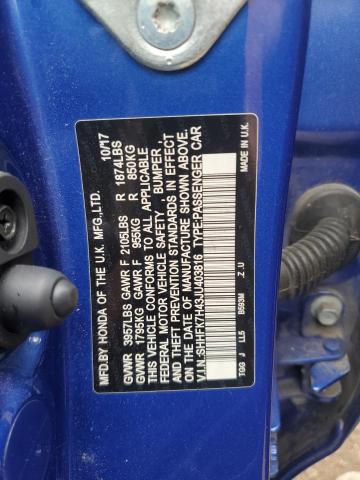 2018 HONDA CIVIC SPOR - SHHFK7H43JU403816