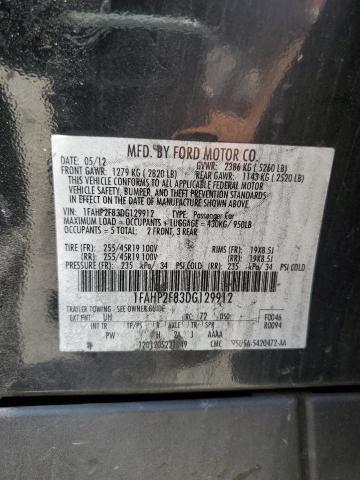 2013 FORD TAURUS LIM - 1FAHP2F83DG129912