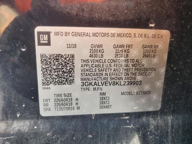 2019 GMC TERRAIN SLT 3GKALVEV8KL239903