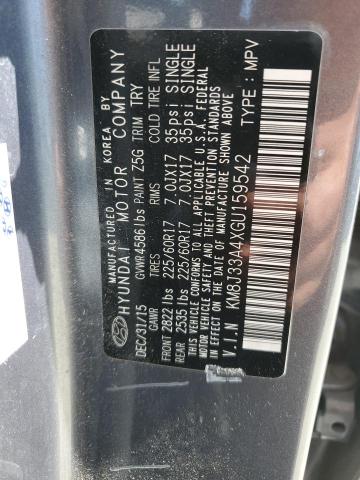 2016 HYUNDAI TUCSON LIM - KM8J33A4XGU159542