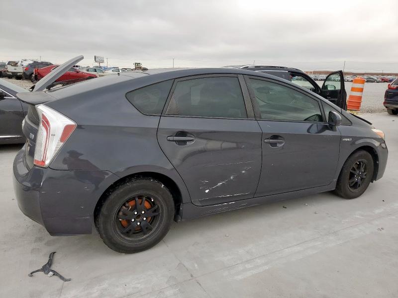 TOYOTA PRIUS 2014 gray  hybrid engine JTDKN3DU1E0381874 photo #4