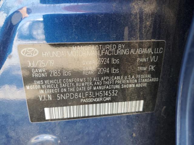 2020 HYUNDAI ELANTRA SE - 5NPD84LF3LH514532
