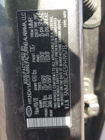 2023 HYUNDAI TUCSON SEL 5NMJBCAE5PH195713