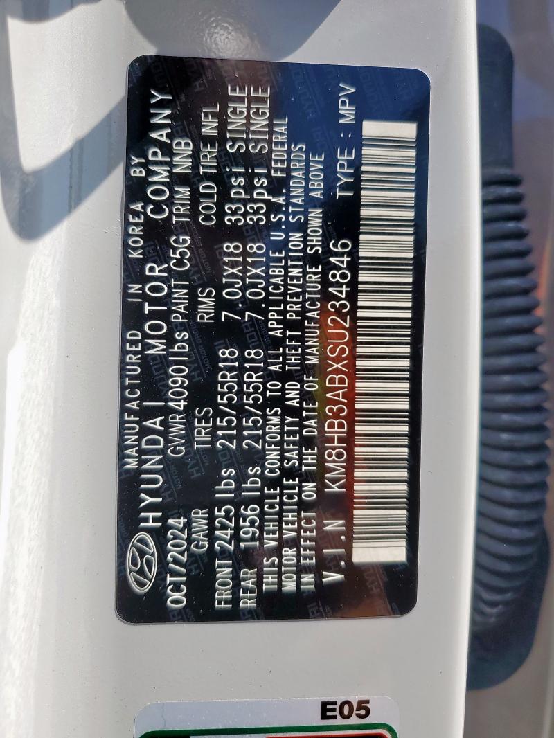 2025 HYUNDAI KONA SEL - KM8HB3ABXSU234846