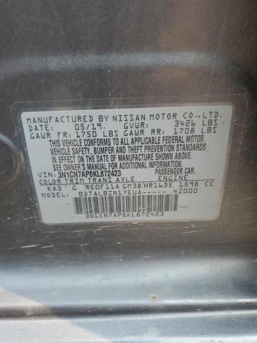 2019 NISSAN VERSA S - 3N1CN7AP8KL872423