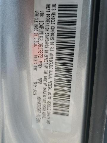 2020 JEEP CHEROKEE L 1C4PJMLB2LD617672