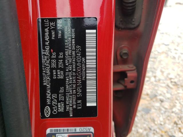 2021 HYUNDAI ELANTRA SE 5NPLN4AGXMH004759