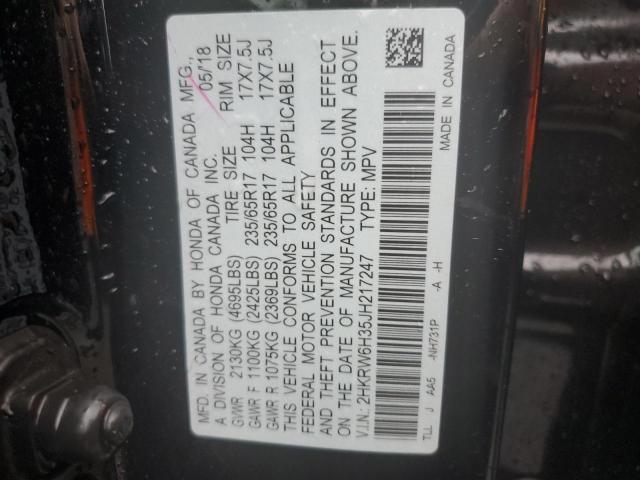2018 HONDA CR-V LX 2HKRW6H35JH217247