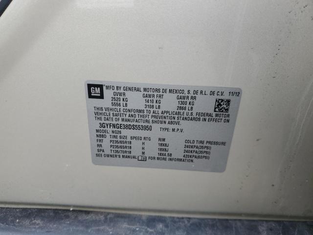 2013 CADILLAC SRX LUXURY - 3GYFNGE38DS553950